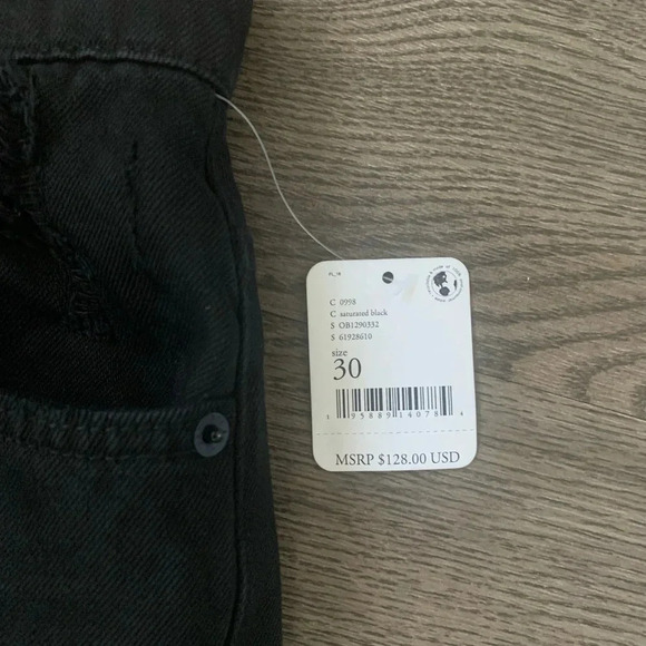 We The Free CRVY Straight Shooter Jean in Saturated Black - Size 30 - NWT - Picture 13 of 13